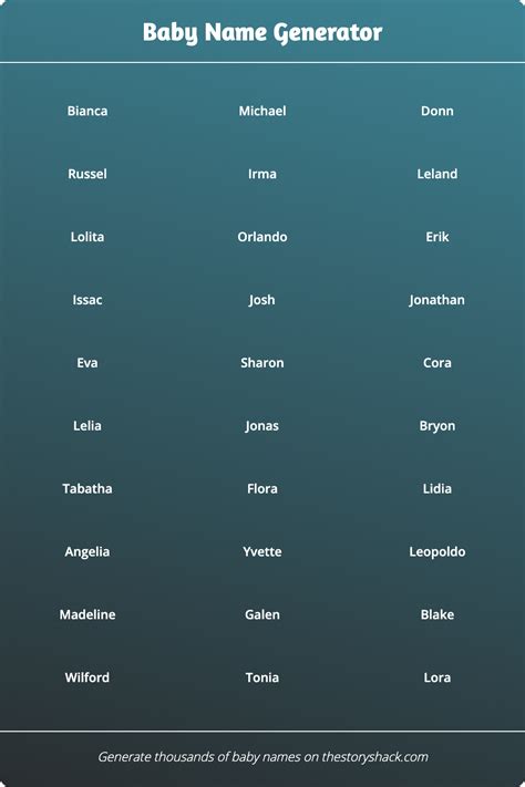 random baby name generator.